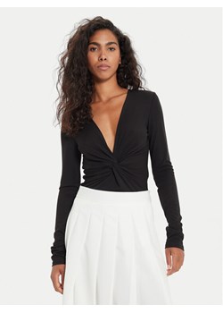 TWINSET Body 241TE2131 Czarny Slim Fit - id: 0000304799853 - marki Twinset - 181171020 TWINSET Body 241TE2131 Czarny Slim Fit ze sklepu MODIVO w kategorii Bluzki damskie - zdjęcie 181171020