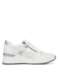 Rieker Sneakersy N4340-80 Biały - id: 2230078379885 - marki Rieker - 181171184 Rieker Sneakersy N4340-80 Biały ze sklepu MODIVO w kategorii Buty sportowe damskie - zdjęcie 181171184