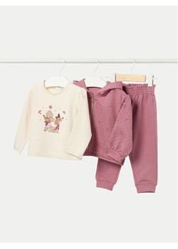 Mayoral Komplet bluza, bluzka i spodnie 2825 Różowy Regular Fit ze sklepu MODIVO w kategorii Odzież dla niemowląt - zdjęcie 181171190