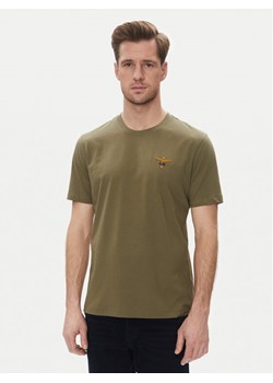 Aeronautica Militare T-Shirt 251TS1580J372 Khaki Regular Fit ze sklepu MODIVO w kategorii T-shirty męskie - zdjęcie 181171310