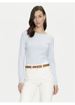 Tommy Hilfiger Sweter WW0WW40099 Niebieski Regular Fit ze sklepu MODIVO w kategorii Swetry damskie - zdjęcie 181171443