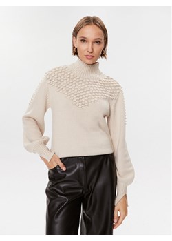 Bruuns Bazaar Golf Simona BBW3018N Beżowy Regular Fit ze sklepu MODIVO w kategorii Swetry damskie - zdjęcie 181171550