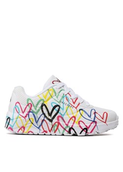 Skechers Sneakersy Spread The Love 314064L/WMLT Biały ze sklepu MODIVO w kategorii Buty sportowe dziecięce - zdjęcie 181171830
