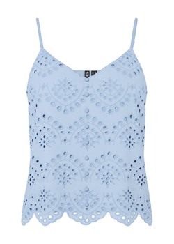 Pieces Top Vilde 17156563 Błękitny Regular Fit ze sklepu MODIVO w kategorii Bluzki damskie - zdjęcie 181171834