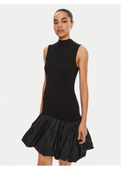 ROTATE Sukienka koktajlowa 113620 Czarny Slim Fit ze sklepu MODIVO w kategorii Sukienki - zdjęcie 181171920