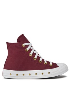 Converse Trampki Chuck Taylor All Star Star Studded A07906C Bordowy ze sklepu MODIVO w kategorii Trampki damskie - zdjęcie 181171970