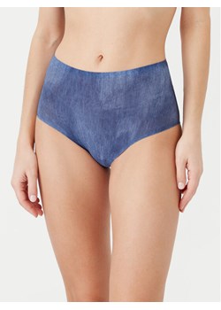 Chantelle Figi klasyczne z wysokim stanem Soft Stretch C11D70 Niebieski ze sklepu MODIVO w kategorii Majtki damskie - zdjęcie 181171971