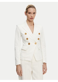 Balmain Marynarka DF1SG170DB69 Biały Slim Fit ze sklepu MODIVO w kategorii Marynarki damskie - zdjęcie 181172261