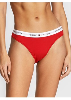 Tommy Hilfiger Figi klasyczne UW0UW03836 Czerwony ze sklepu MODIVO w kategorii Majtki damskie - zdjęcie 181172272