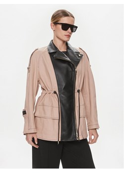 Pinko Parka Plutone 103002 A1NH Beżowy Regular Fit ze sklepu MODIVO w kategorii Parki damskie - zdjęcie 181172342