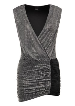 Pinko Sukienka koktajlowa Gustone PE20 BLK01 1B14H0 Y67T Srebrny Slim Fit ze sklepu MODIVO w kategorii Sukienki - zdjęcie 181172354