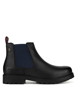 U.S. Polo Assn. Sztyblety YUMI001M/DLE1 Czarny ze sklepu MODIVO w kategorii Buty zimowe męskie - zdjęcie 181172433
