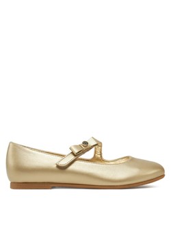 Calvin Klein Jeans Baleriny Ballerina V4A3-83042-1322 S Złoty ze sklepu MODIVO w kategorii Balerinki dziecięce - zdjęcie 181172511