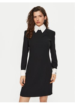 KARL LAGERFELD Sukienka codzienna A1W13032 Czarny Slim Fit ze sklepu MODIVO w kategorii Sukienki - zdjęcie 181172750