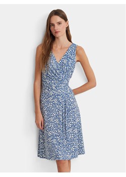 Lauren Ralph Lauren Sukienka letnia 250933494001 Niebieski Regular Fit ze sklepu MODIVO w kategorii Sukienki - zdjęcie 181172774