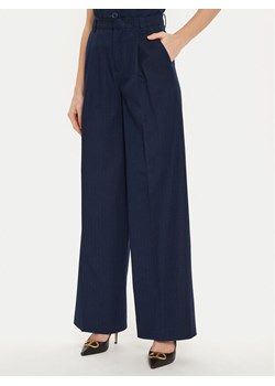 TWINSET Spodnie materiałowe 242TP2151 Granatowy Wide Leg - id: 0000304451928 - marki Twinset - 181172802 TWINSET Spodnie materiałowe 242TP2151 Granatowy Wide Leg ze sklepu MODIVO w kategorii Spodnie damskie - zdjęcie 181172802