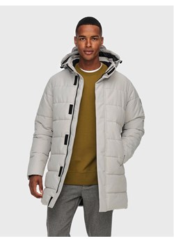 Only & Sons Kurtka zimowa Carl Long 22020156 Szary Regular Fit ze sklepu MODIVO w kategorii Kurtki męskie - zdjęcie 181172952