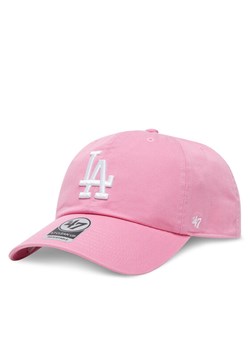 47 Brand Czapka z daszkiem MLB Los Angeles Dodgers '47 CLEAN UP B-RGW12GWS Różowy ze sklepu MODIVO w kategorii Czapki dziecięce - zdjęcie 181173221