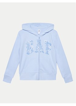 Gap Bluza 890144 Niebieski Regular Fit ze sklepu MODIVO w kategorii Bluzy dziewczęce - zdjęcie 181173301