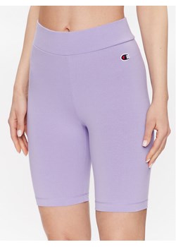 Champion Kolarki 116055 Fioletowy Slim Fit ze sklepu MODIVO w kategorii Szorty - zdjęcie 181173311
