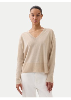 Gap Sweter 854769-02 Beżowy Relaxed Fit ze sklepu MODIVO w kategorii Swetry damskie - zdjęcie 181173324