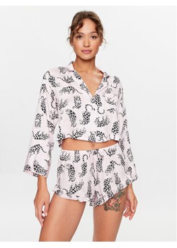 Hunkemöller Koszulka piżamowa 203159 Różowy Comfortable Fit ze sklepu MODIVO w kategorii Piżamy damskie - zdjęcie 181173431