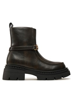 TWINSET Botki 242TGT110 Brązowy ze sklepu MODIVO w kategorii Botki - zdjęcie 181173720
