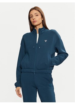 Guess Bluza V4BQ14 K7UW2 Niebieski Regular Fit ze sklepu MODIVO w kategorii Bluzy damskie - zdjęcie 181173723