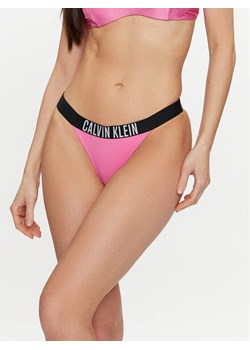 Calvin Klein Swimwear Dół od bikini KW0KW02392 Różowy ze sklepu MODIVO w kategorii Stroje kąpielowe - zdjęcie 181173784