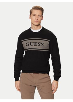 Guess Sweter M5RR13 Z3KK2 Czarny Regular Fit ze sklepu MODIVO w kategorii Swetry męskie - zdjęcie 181173900