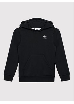 adidas Bluza adicolor H32352 Czarny Regular Fit ze sklepu MODIVO w kategorii Bluzy chłopięce - zdjęcie 181173932