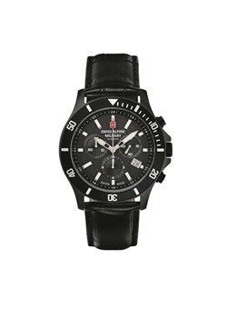 Swiss Alpine Military Zegarek 7022.9577 Czarny - id: 7611751174105 - marki Swiss Alpine Military - 181173994 Swiss Alpine Military Zegarek 7022.9577 Czarny ze sklepu MODIVO w kategorii Zegarki - zdjęcie 181173994