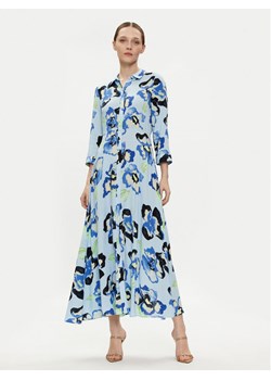 YAS Sukienka koszulowa Savanna 26022663 Niebieski Loose Fit ze sklepu MODIVO w kategorii Sukienki - zdjęcie 181174071