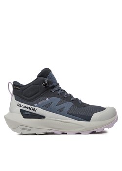 Salomon Trekkingi Elixir Activ Mid Gore-Tex L47457400 Szary ze sklepu MODIVO w kategorii Buty trekkingowe damskie - zdjęcie 181174101