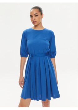 Weekend Max Mara Sukienka koktajlowa Jumbo 2415621072650 Niebieski Regular Fit ze sklepu MODIVO w kategorii Sukienki - zdjęcie 181174144