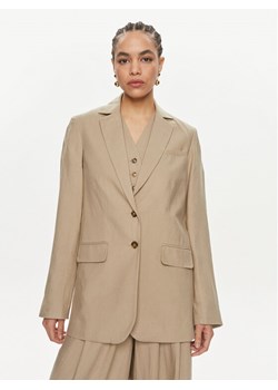Herskind Marynarka Mercy 5116840 Beżowy Relaxed Fit ze sklepu MODIVO w kategorii Marynarki damskie - zdjęcie 181174321