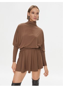 Pinko Sukienka codzienna Atom 102193 A1DE Brązowy Regular Fit ze sklepu MODIVO w kategorii Sukienki - zdjęcie 181174361