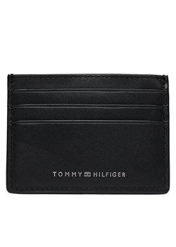 Tommy Hilfiger Etui na karty kredytowe Th Spw Leather Cc Holder AM0AM11845 Czarny ze sklepu MODIVO w kategorii Etui - zdjęcie 181174370