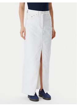 Tommy Jeans Spódnica jeansowa Claire DW0DW20125 Écru Regular Fit ze sklepu MODIVO w kategorii Spódnice - zdjęcie 181174431