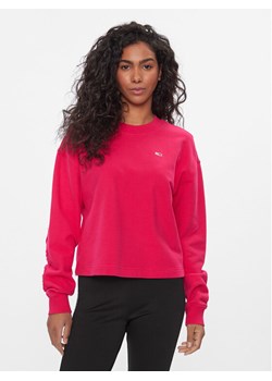 Tommy Jeans Bluza Tonal DW0DW16402 Różowy Relaxed Fit ze sklepu MODIVO w kategorii Bluzy damskie - zdjęcie 181174510