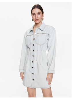 Gestuz Sukienka jeansowa Calia 10906914 Niebieski Regular Fit ze sklepu MODIVO w kategorii Sukienki - zdjęcie 181174534