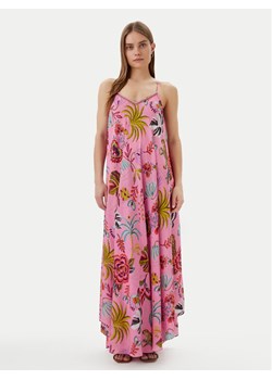 LOLA CASADEMUNT Sukienka letnia LS2516030 Różowy Relaxed Fit - id: 0000305433152 - marki Lola Casademunt - 181174543 LOLA CASADEMUNT Sukienka letnia LS2516030 Różowy Relaxed Fit ze sklepu MODIVO w kategorii Sukienki - zdjęcie 181174543