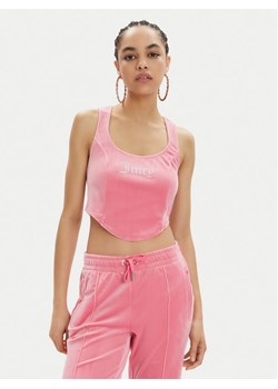Juicy Couture Top Camina JCWCT23305 Różowy Slim Fit ze sklepu MODIVO w kategorii Bluzki damskie - zdjęcie 181174611