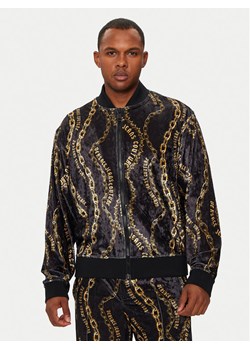 Versace Jeans Couture Bluza 77GAI300 JS367 Czarny Regular Fit ze sklepu MODIVO w kategorii Bluzy męskie - zdjęcie 181174732