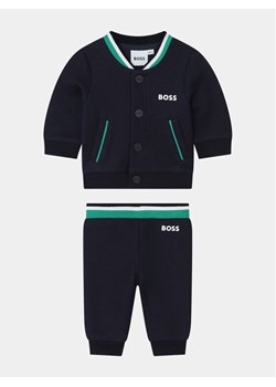 Boss Komplet dresowy J50788 Granatowy Regular Fit ze sklepu MODIVO w kategorii Dresy dla niemowlaka - zdjęcie 181174774