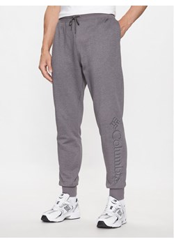 Columbia Spodnie dresowe M CSC Logo™ Fleece Jogger II Szary Regular Fit ze sklepu MODIVO w kategorii Spodnie męskie - zdjęcie 181174791