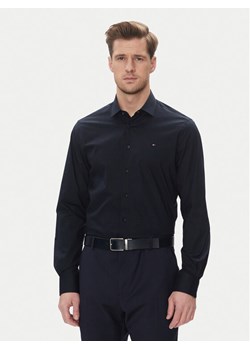 Tommy Hilfiger Koszula MW0MW39279 Granatowy Slim Fit ze sklepu MODIVO w kategorii Koszule męskie - zdjęcie 181174801