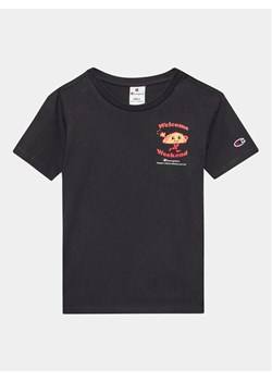 Champion T-Shirt 306375 Czarny Regular Fit ze sklepu MODIVO w kategorii T-shirty chłopięce - zdjęcie 181174842