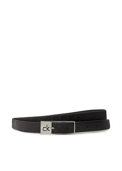 Calvin Klein Pasek Damski Ck Cut Square Buckle 2.0_Mono K60K613243 Czarny ze sklepu MODIVO w kategorii Paski damskie - zdjęcie 181174853