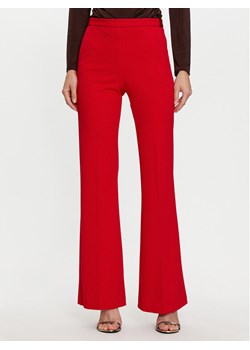 Imperial Spodnie materiałowe P3E9IAW Czerwony Flare Fit - id: 0000304857447 - marki Imperial - 181174874 Imperial Spodnie materiałowe P3E9IAW Czerwony Flare Fit ze sklepu MODIVO w kategorii Spodnie damskie - zdjęcie 181174874